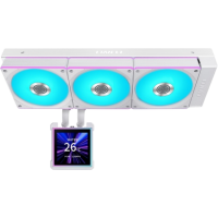 Система жидкостного охлаждения для процессора Lian Li HydroShift II LCD-S 360CL LCD ARGB White (GHS2LCDS36CW) (G89.GHS2LCDS36CW.R0)