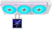 Система жидкостного охлаждения для процессора Lian Li HydroShift II LCD-S 360CL LCD ARGB White (GHS2LCDS36CW) (G89.GHS2LCDS36CW.R0)