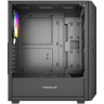 Компьютерный корпус Powercase Mistral S4B TG ARGB Black (CMSB-A4)