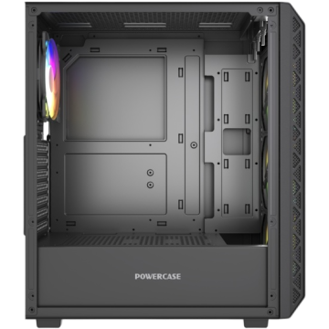 Компьютерный корпус Powercase Mistral S4B TG ARGB Black (CMSB-A4)