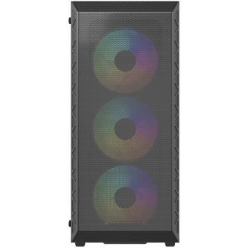 Компьютерный корпус Powercase Mistral S4B TG ARGB Black (CMSB-A4)