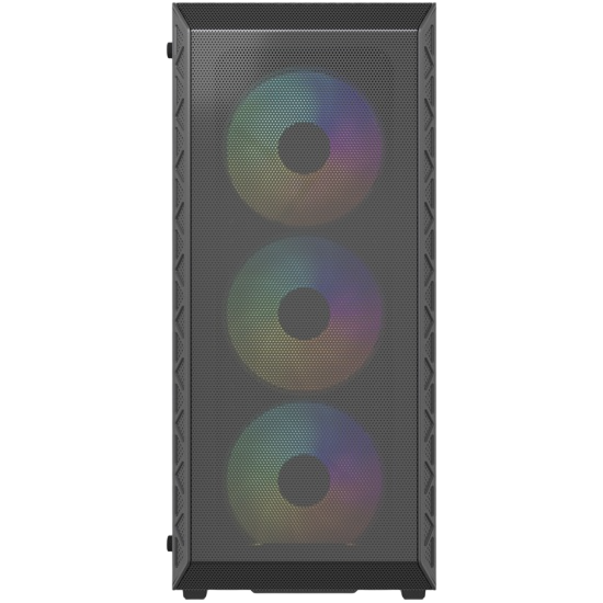 Компьютерный корпус Powercase Mistral S4B TG ARGB Black (CMSB-A4)