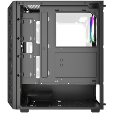 Компьютерный корпус Powercase Mistral S4B TG ARGB Black (CMSB-A4)