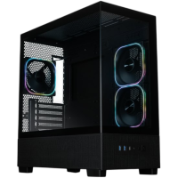 Компьютерный корпус XASTRA Q500M 3ARGB-FG-C10-UC ARGB Black (Q500M-3FG12A-C10-UC)