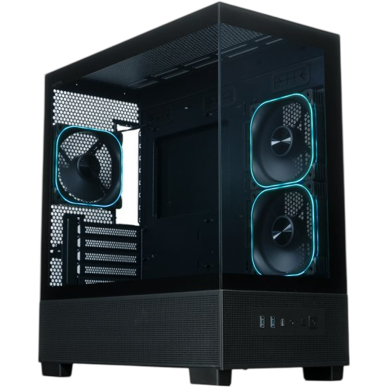 Компьютерный корпус XASTRA Q500M 3ARGB-FG-C10-UC ARGB Black (Q500M-3FG12A-C10-UC)