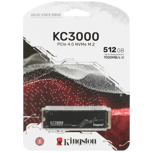 Твердотельный накопитель Kingston 512 Gb KC3000 (SKC3000S/512G)