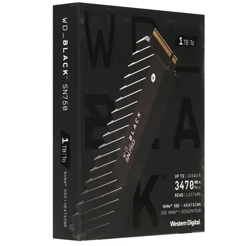 Твердотельный накопитель Western Digital 1000 Gb Black WDS100T3XHC
