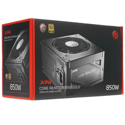Блок питания ADATA 850W XPG CORE REACTOR COREREACTOR850G-BKCEU