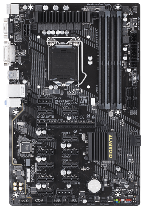 Материнская плата GIGABYTE GA-B250-FinTech