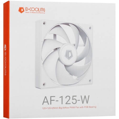 Вентилятор для корпуса ID-COOLING AF-125-W White PWM