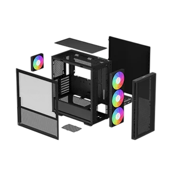 Компьютерный корпус Deepcool CH560 ARGB Black (R-CH560-BKAPE4-G-1)