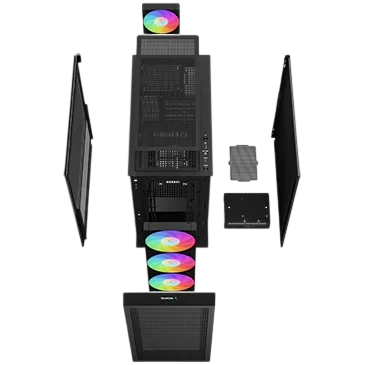 Компьютерный корпус Deepcool CH560 ARGB Black (R-CH560-BKAPE4-G-1)