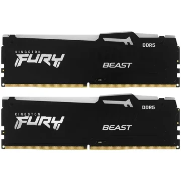 Оперативная память 32 Gb 6000 MHz Kingston FURY Beast RGB Black (KF560C36BBEAK2-32)