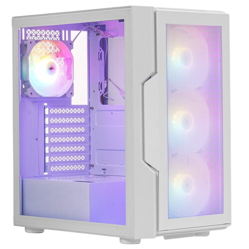 Компьютерный корпус 1STPLAYER TRILOBITE T7-P FRGB White (T7-P-WH-4F1-W)