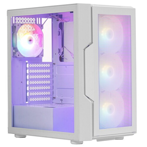 Компьютерный корпус 1STPLAYER TRILOBITE T7-P RGB White (T7-P-WH-4F1-W)