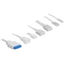 Компьютерный корпус 1STPLAYER TRILOBITE T7-P RGB White (T7-P-WH-4F1-W)