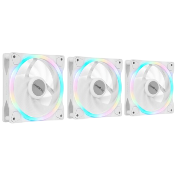 Комплект вентиляторов Be Quiet! LIGHT WINGS RGB White BL101