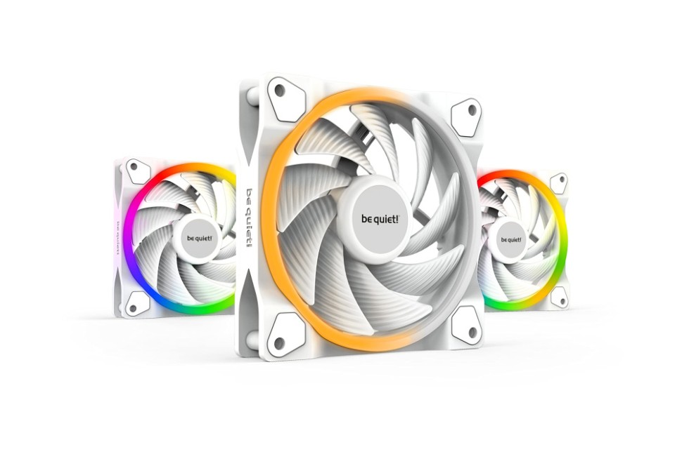 Комплект вентиляторов Be Quiet! LIGHT WINGS RGB White BL101