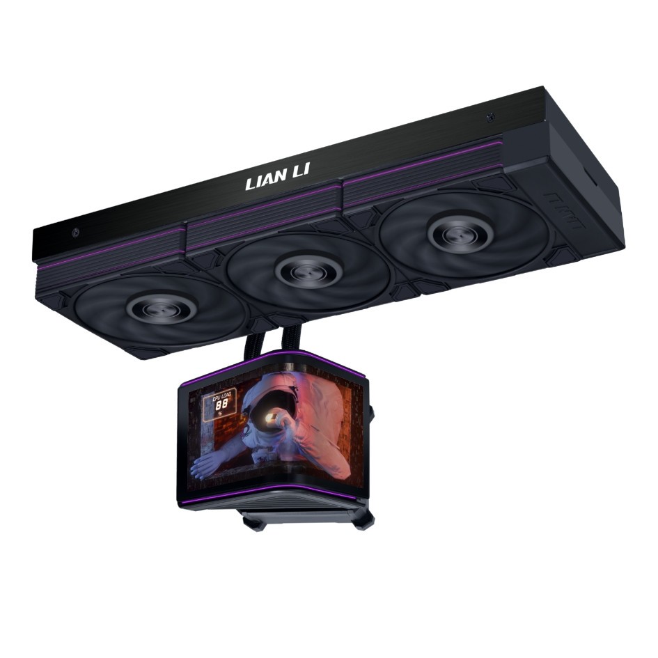 Система жидкостного охлаждения для процессора Lian Li HydroShift II OLED Curved 360P28 BLACK (G89.GHS2OLDC36PB.R0)