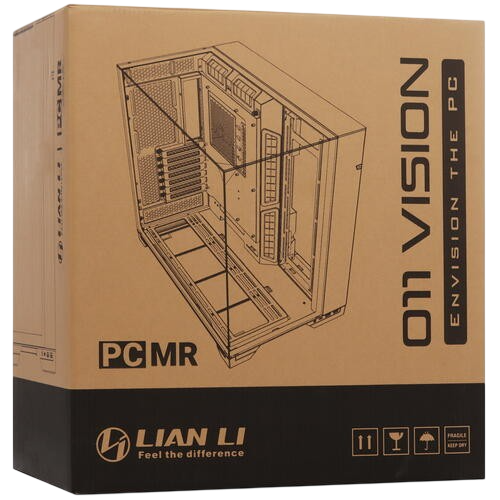 Компьютерный корпус Lian Li O11 Vision TG White (G99.O11VW.R0)