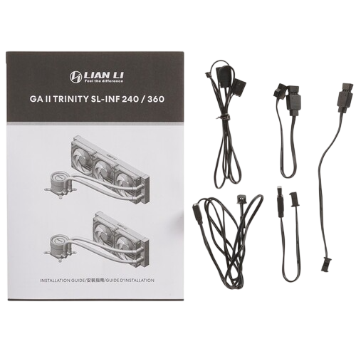 Система жидкостного охлаждения для процессора Lian Li GALAHAD II Trinity 360 Black ARGB (GA2T36B) (G89.GA2T36B.R0)