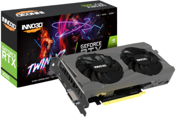 Видеокарта INNO3D (N30502-06D6-1711VA60) GeForce RTX 3050 6GB TWIN X2