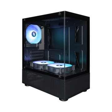 Компьютерный корпус 1STPLAYER MIKU Mi2-A ARGB Black (Mi2-A-BK-2F2R(AP)-1F2(AP))