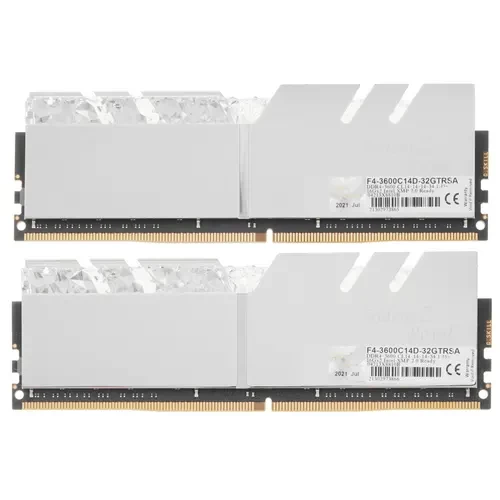 Оперативная память 32 Gb 3600 MHz G.Skill TRIDENT Z ROYAL Silver (F4-3600C14D-32GTRSA)