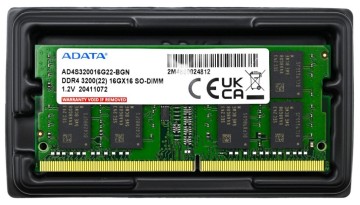 Оперативная память 16 Gb 3200 MHz ADATA (AD4S320016G22-BGN) OEM