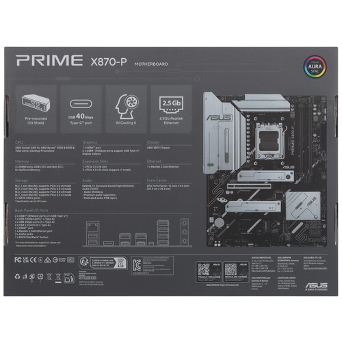Материнская плата ASUS PRIME X870-P (90MB1IT0-M0EAY0)