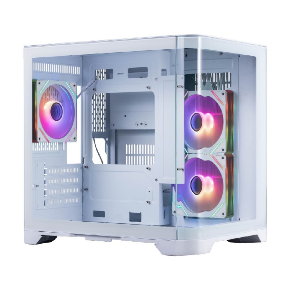 Компьютерный корпус 1STPLAYER UVIEW UV5 ARGB White (UV5-WH-2FC7R-W-1FC7-W)