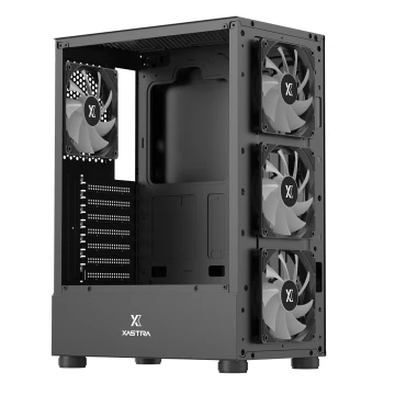 Компьютерный корпус XASTRA A301 4FRGB Black (A301-BK-FC120FRGB-4F-GL)
