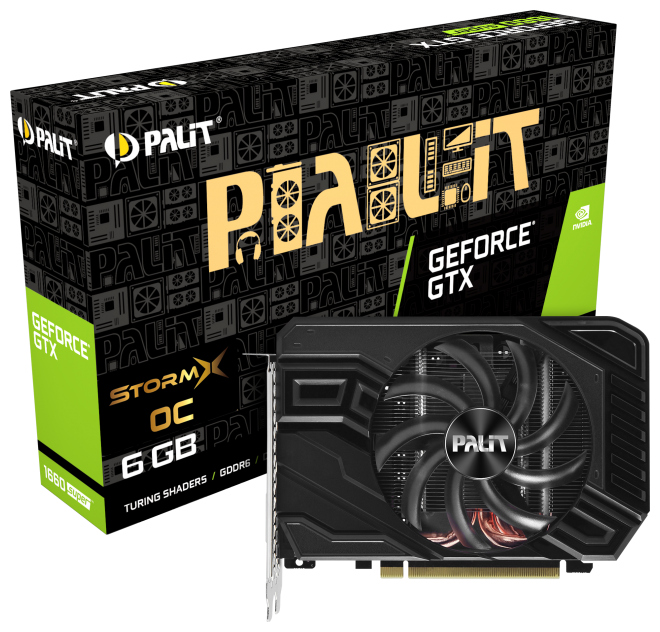 Видеокарта Palit (NE6166SS18J9-161F) GeForce GTX 1660 SUPER 6GB StormX OC