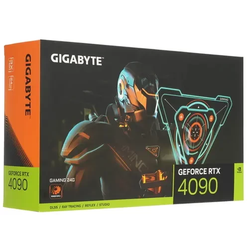 Видеокарта Gigabyte (GV-N4090GAMING-24GD) GeForce RTX 4090 24GB GAMING