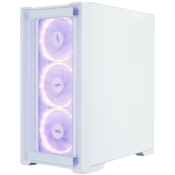 Компьютерный корпус 1STPLAYER TRILOBITE T4-G GLASS ARGB White (T4-G-WH-4FS7-W)