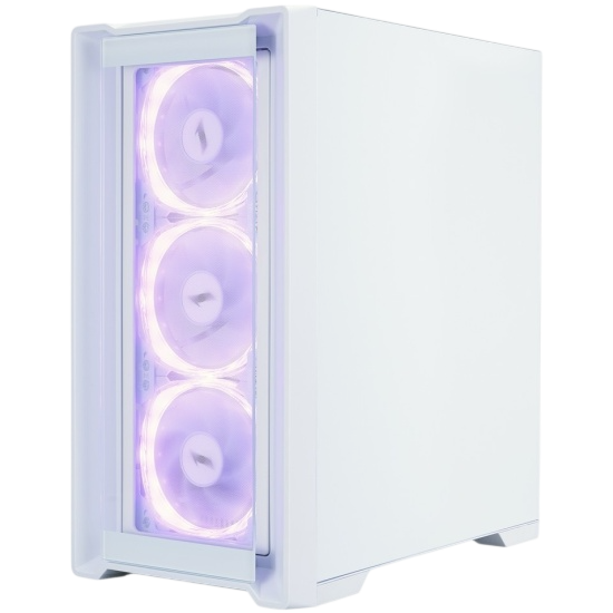 Компьютерный корпус 1STPLAYER TRILOBITE T4-G GLASS ARGB White (T4-G-WH-4FS7-W)