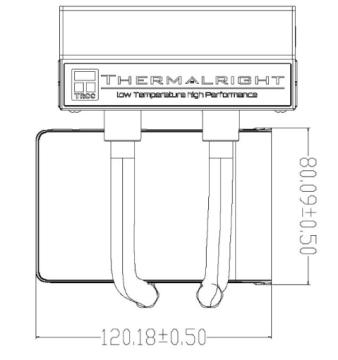 Система жидкостного охлаждения для процессора Thermalright Wonder Vision 360 UB ARGB Black (TRWV360UBAB)