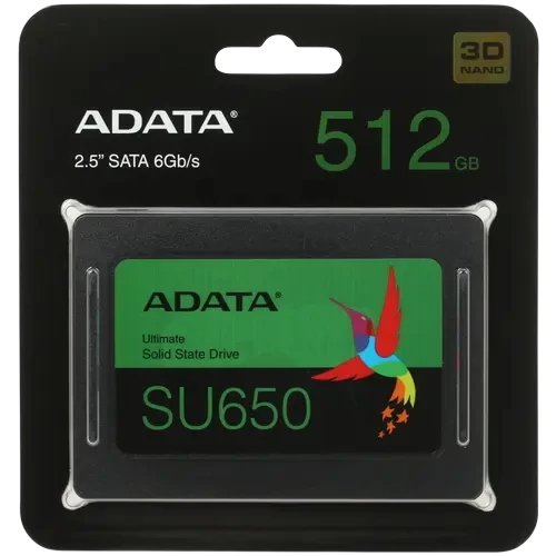 Твердотельный накопитель ADATA XPG 512 Gb SU650 SSD (ASU650SS-512GT-R)