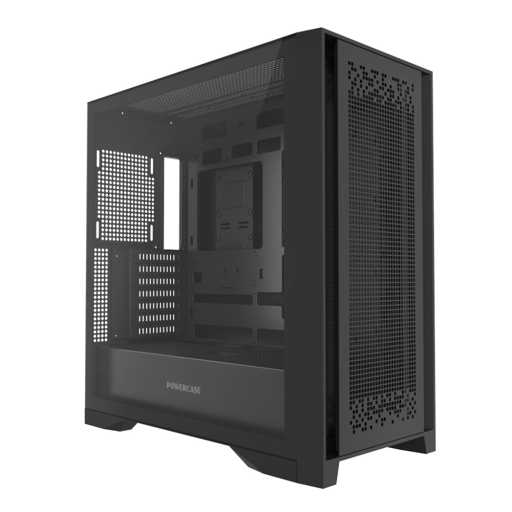 Компьютерный корпус Powercase ByteFlow Pro TG Black (CH9GPB-F0)