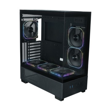 Компьютерный корпус XASTRA Q500 6ARGB-FG-C10-UC ARGB Black (Q500-6FG12A-C10-UC)