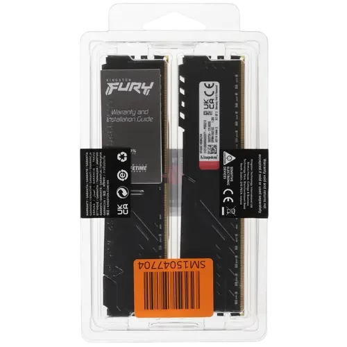 Оперативная память 64 Gb 3600 MHz Kingston FURY Beast Black (KF436C18BBK2/64)