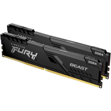 Оперативная память 64 Gb 3600 MHz Kingston FURY Beast Black (KF436C18BBK2/64)
