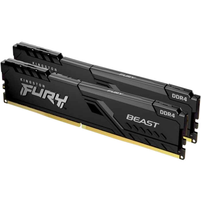 Оперативная память 64 Gb 3600 MHz Kingston FURY Beast Black (KF436C18BBK2/64)