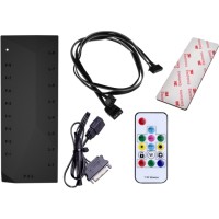 Панель управления компьютерными вентиляторами ID-COOLING HA-02C LED PWM