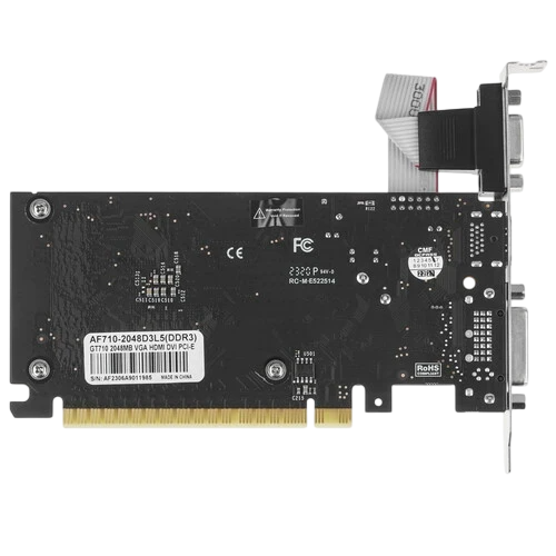 Видеокарта AFox (AF710-2048D3L5) GeForce GT 710 2 GB