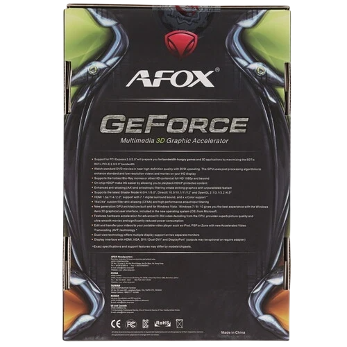 Видеокарта AFox (AF710-2048D3L5) GeForce GT 710 2 GB
