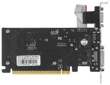 Видеокарта AFox (AF710-2048D3L5) GeForce GT 710 2 GB