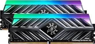 Оперативная память 16 Gb 3200 MHz ADATA SPECTRIX D41 X TUF RGB Black (AX4U32008G16A-DB41)