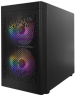 Компьютерный корпус 1STPLAYER DK D3-B LED Black (D3-B-BK-2F1P-1F1)
