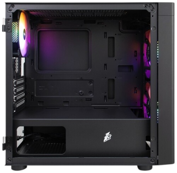 Компьютерный корпус 1STPLAYER DK D3-B LED Black (D3-B-BK-2F1P-1F1)